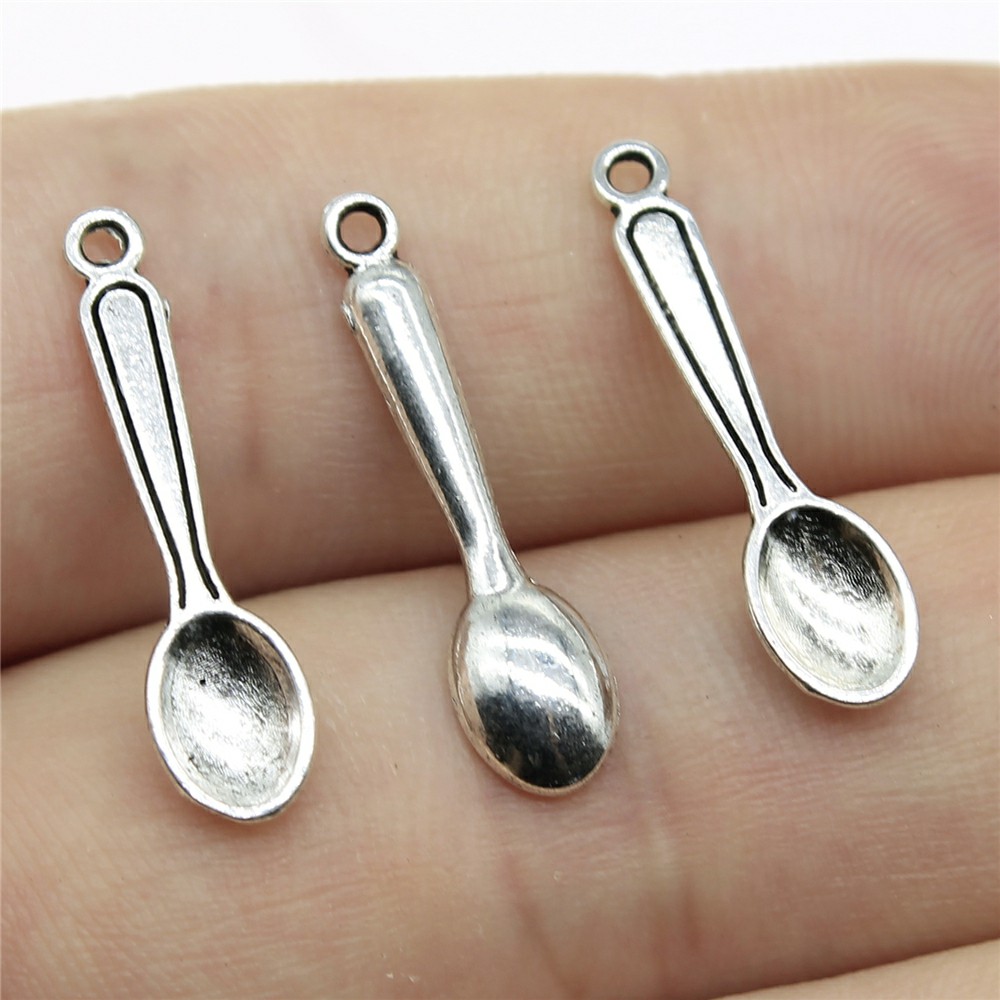 Vintage Collectible Spoons - Wysiwyg 40Pcs 24X6Mm Charms Keuken Koken