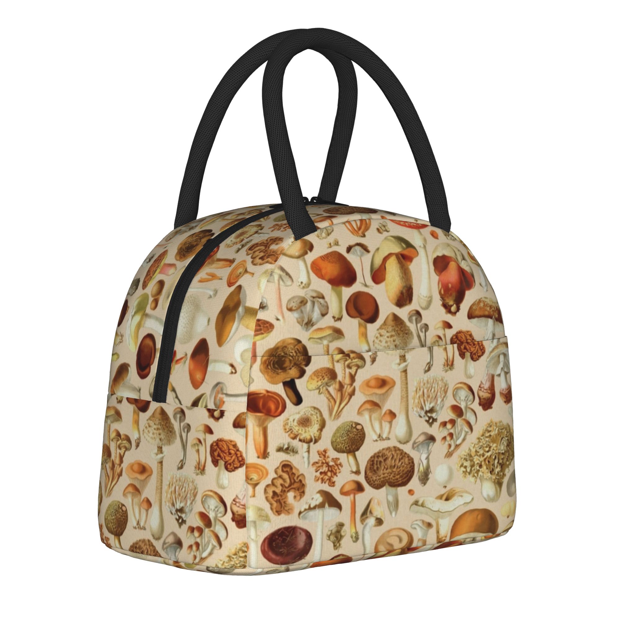 Vintage Collectible Lunch Boxes - Vintage Mushroom Collection Geïsoleerde Lunchtassen Koeltas