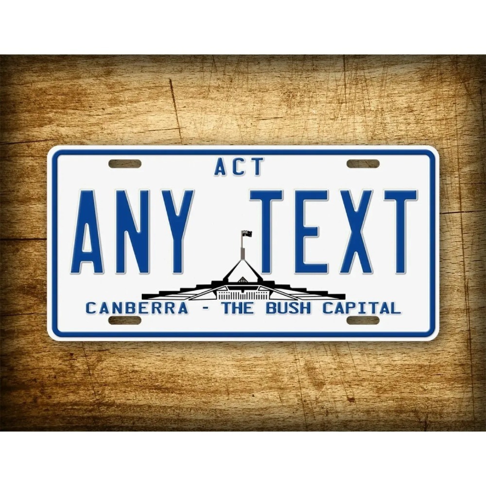 Canberra Vintage & Collectible Centre Reviews - Vintage Canberra Australië Custom Metalen Bord,