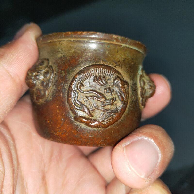 Vintage Collectible Ornaments - Antieke Collectie Oude Voorwerpen Bronzen Wierookbrander