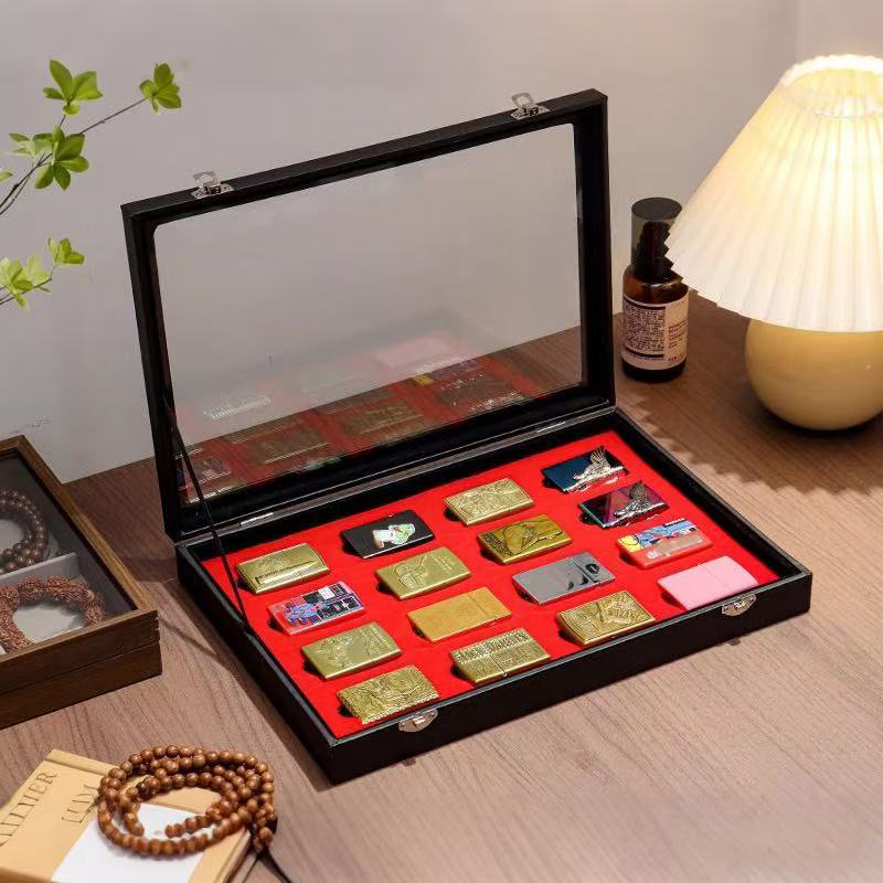 Vintage Collectible Lighters - Aansteker opbergdoos, aansteker displayrek met meerdere