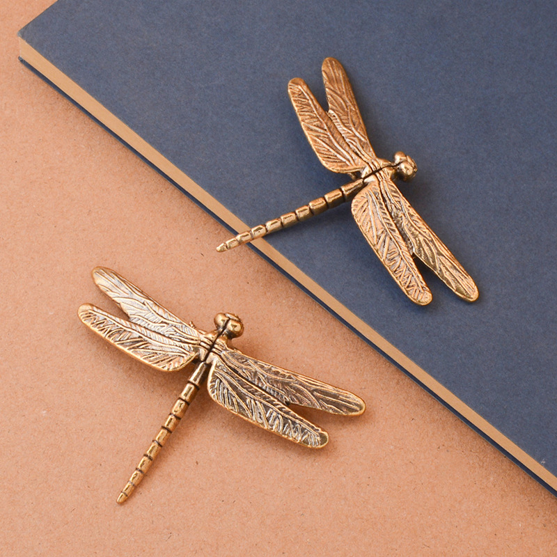 Vintage Collectible Ornaments - Nieuw【Vintage Brass Dragonfly Ornament Mini Doll