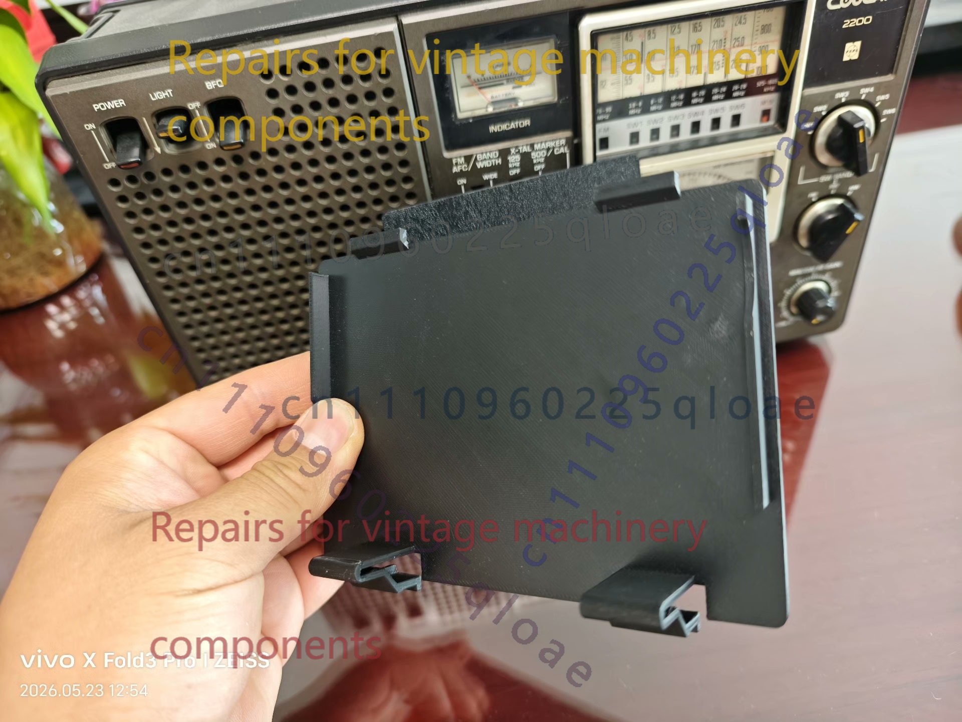 Vintage Radio Repair - 1 stks vervangende batterijdeksel voor Panasonic