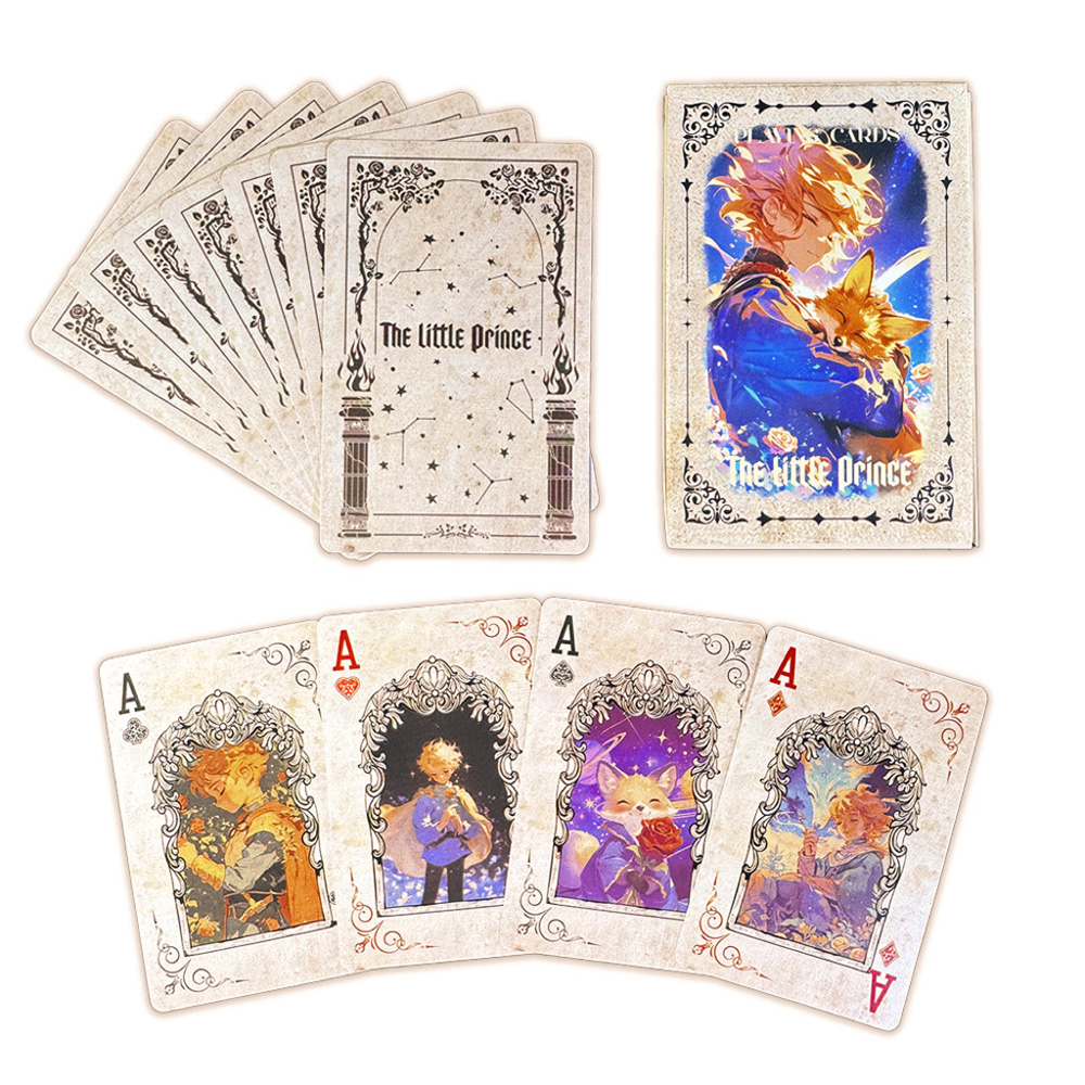 Vintage Collectible Playing Cards - 55pcs 57*88mm De Kleine Prins Speelkaarten