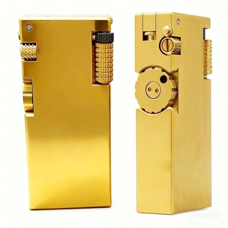 Vintage Collectible Lighters - Handgemaakte messing geul stookolie aansteker Vintage