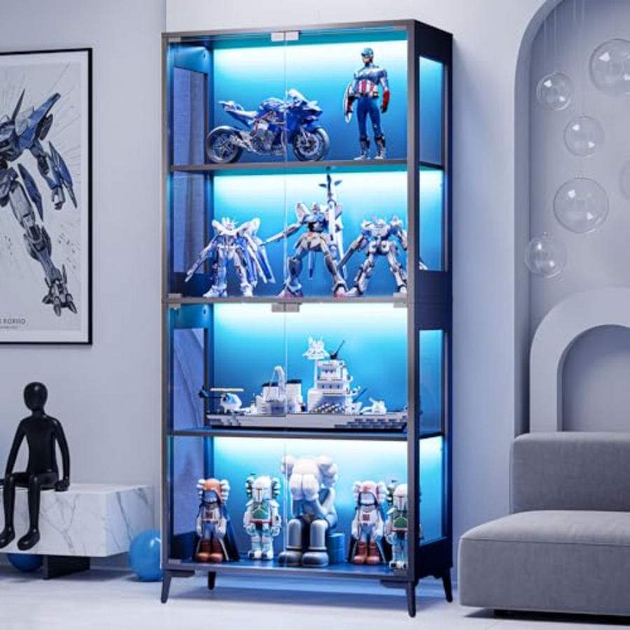 Collectible Collection - Glazen vitrinekast met deuren voor verzamelobjecten