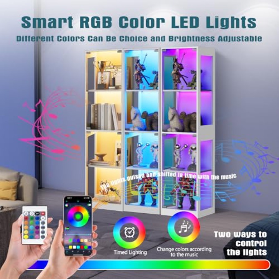 Glazen vitrinekast met RGB-ver - Collectible Collection recensie en prijs