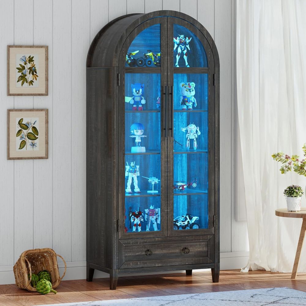 73 glazen vitrinekast met gebo - Collectible Collection recensie en prijs