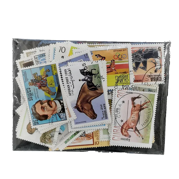 100 verschillende paardenpostz - Collectible Vintage Postage Stamps recensie en prijs