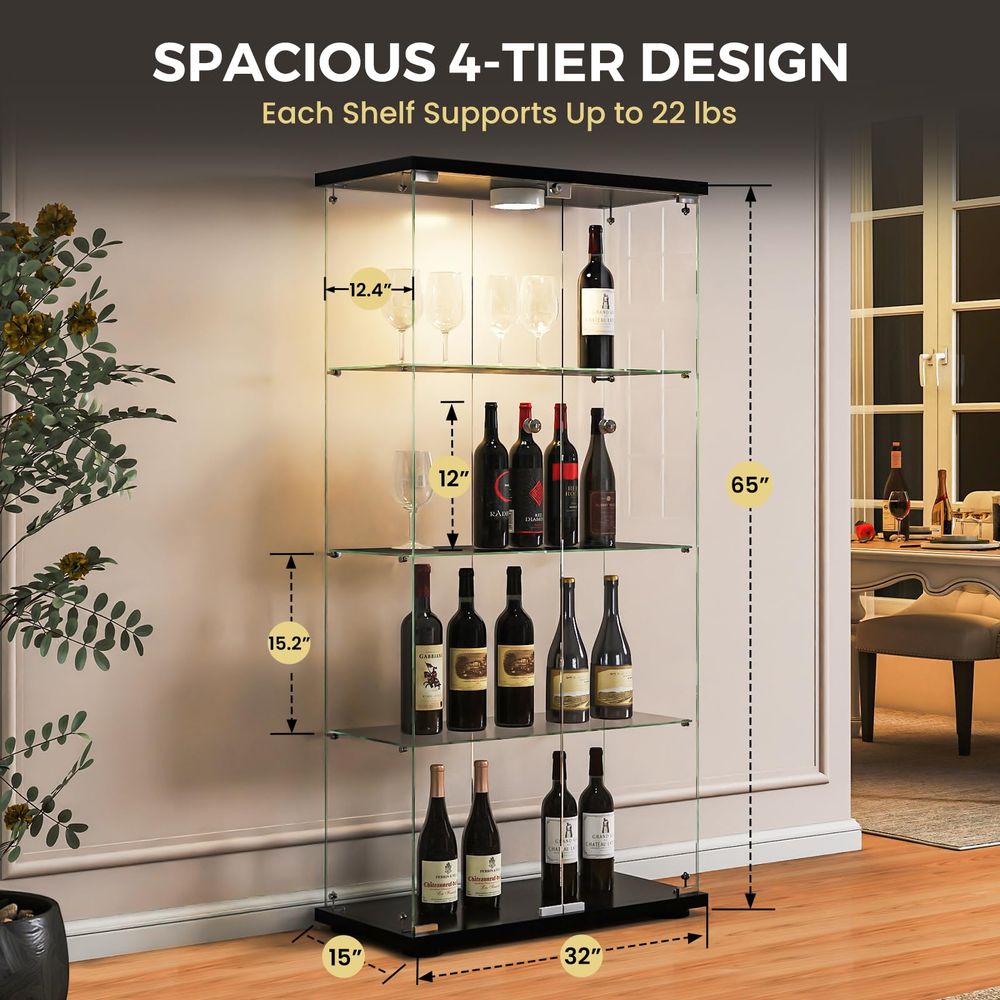 Vitrinekast met LED-verlichtin - Collectible Collection recensie en prijs