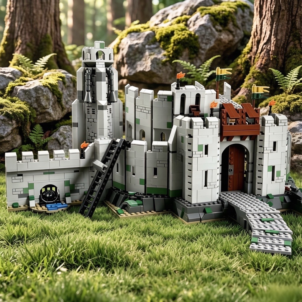 Middeleeuws kasteelfort doe-he - Vintage Collectible Ornaments recensie en prijs