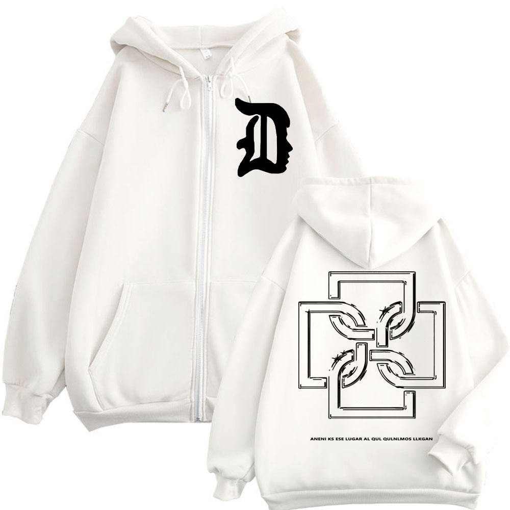 Aangepaste Rapper Duki Logo Gr - Vintage Zip Hoodie recensie en prijs