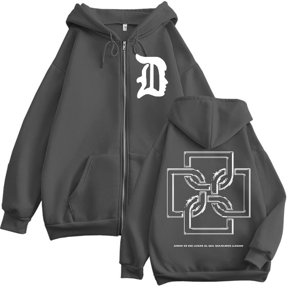 Aangepaste Rapper Duki Logo Gr - Vintage Zip Hoodie recensie en prijs