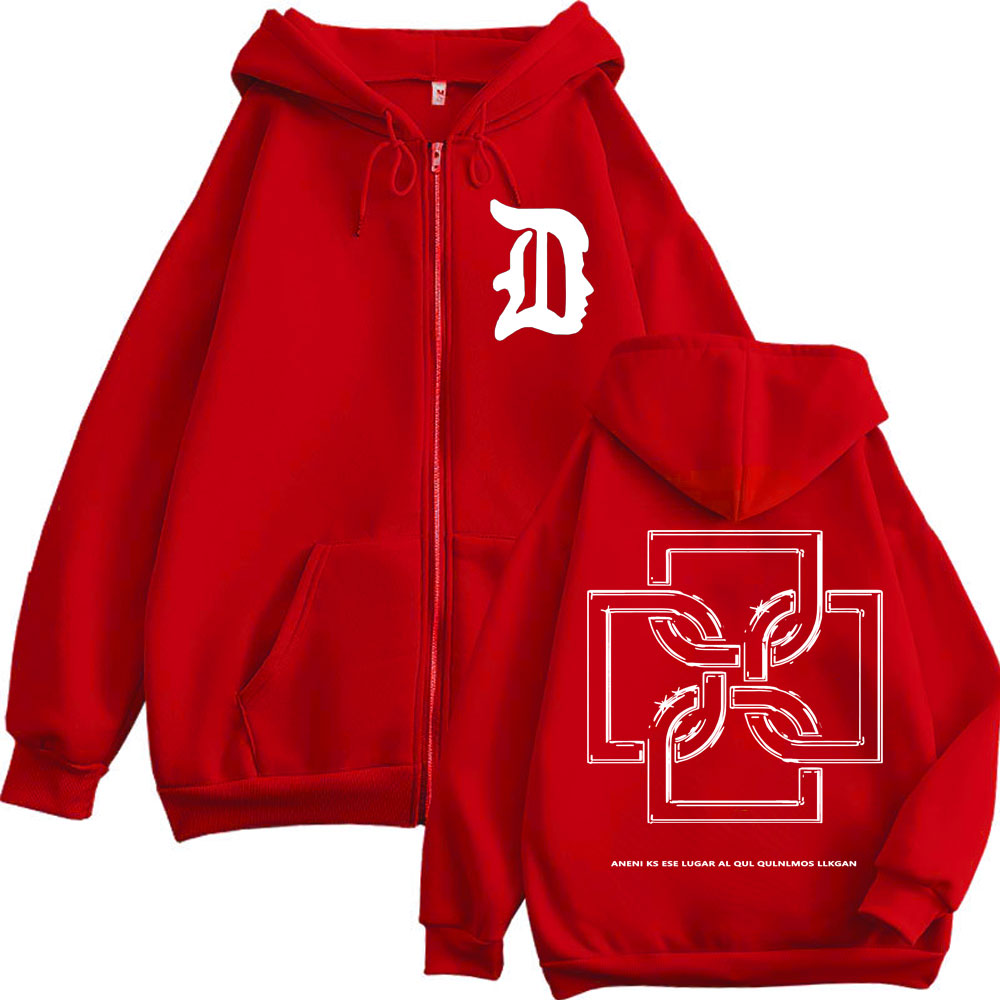 Aangepaste Rapper Duki Logo Gr - Vintage Zip Hoodie recensie en prijs