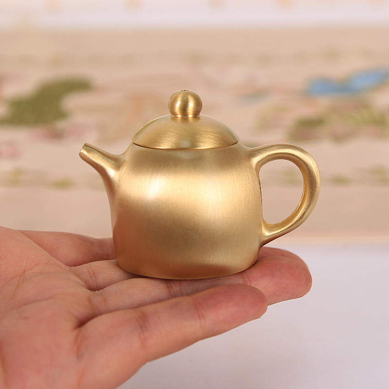 Messing mini-theepot, Chinese  - Vintage Collectible Furniture recensie en prijs