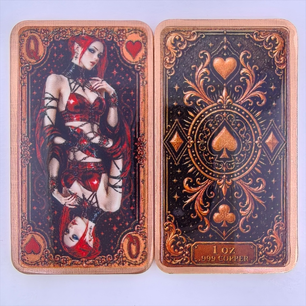 1oz .999 Fijne Koperen Staaf P - Vintage Collectible Playing Cards recensie en prijs