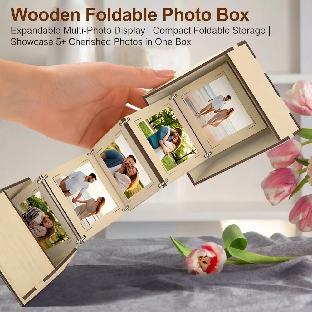 Creatieve opvouwbare houten fo - Collectible Vintage Photos recensie en prijs