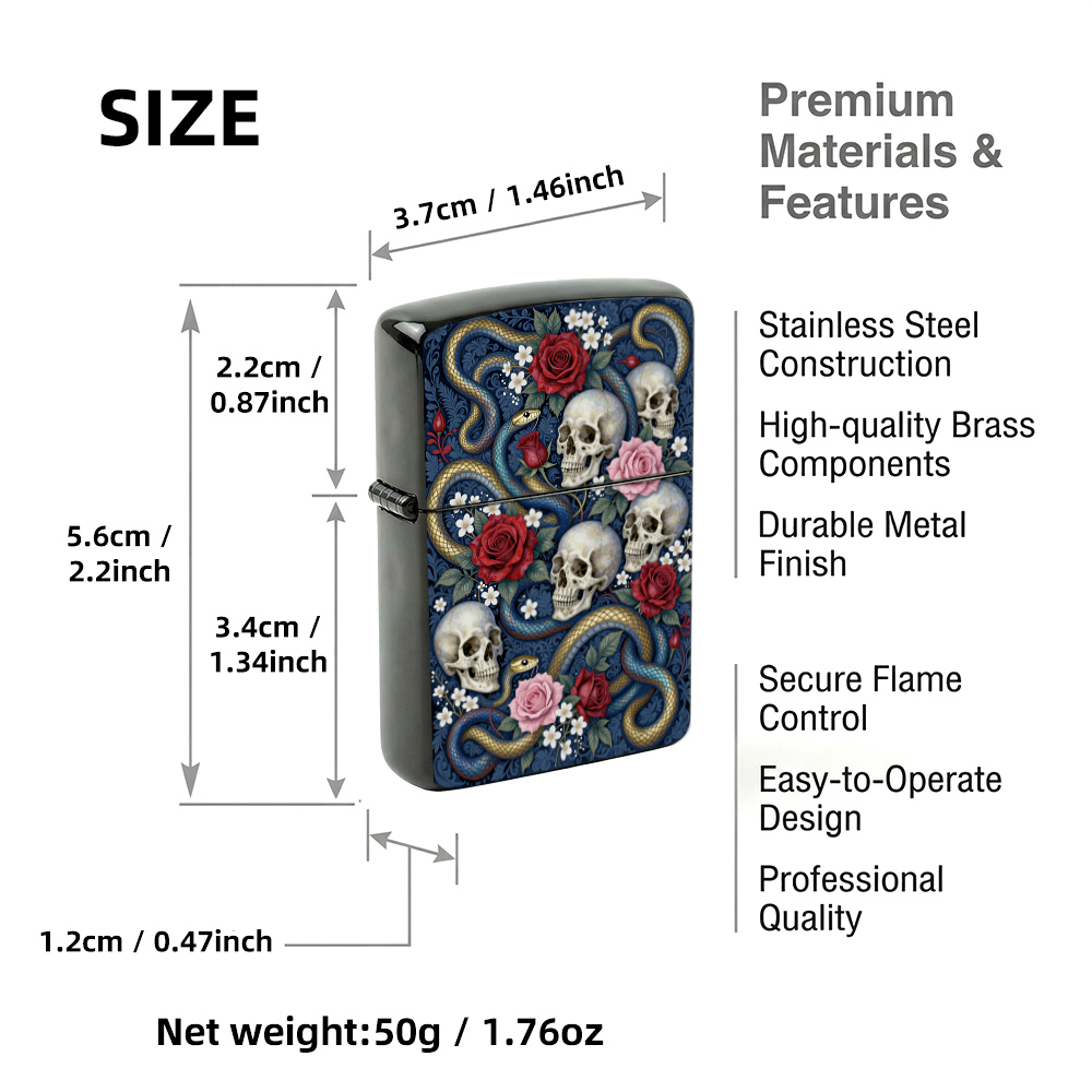 Flip Top Aansteker Gotische Sc - Vintage Collectible Lighters recensie en prijs