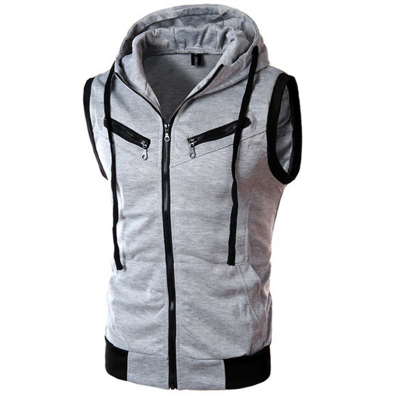 Nieuwe heren mouwloze vesten m - Vintage Zip Hoodie recensie en prijs