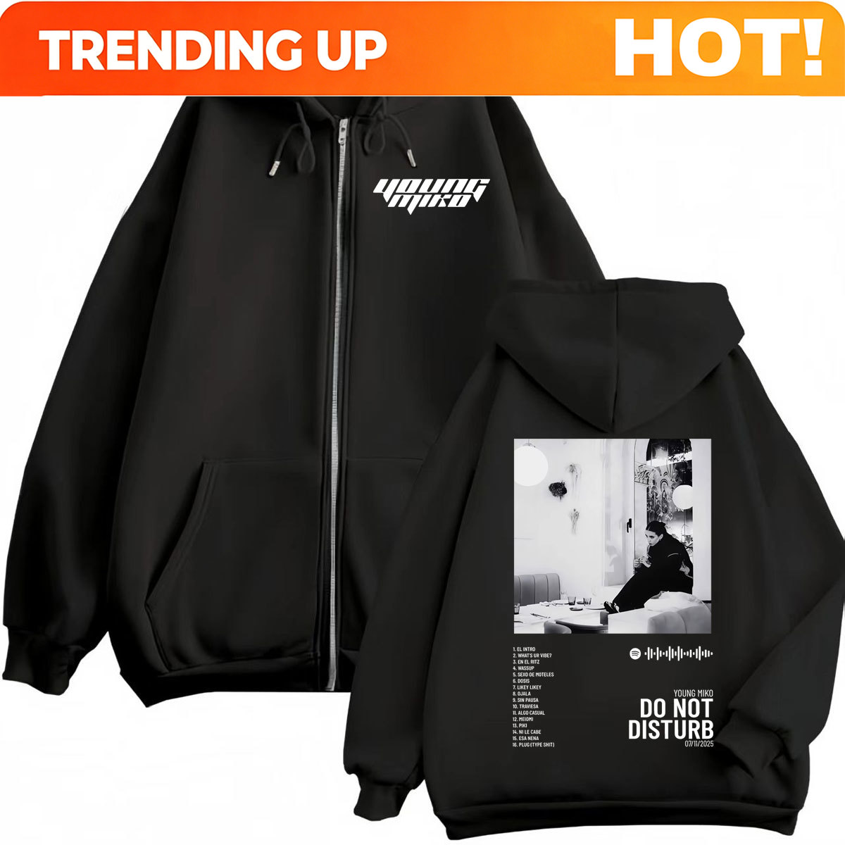 Custom Custom Young Miko Do No - Vintage Zip Hoodie recensie en prijs