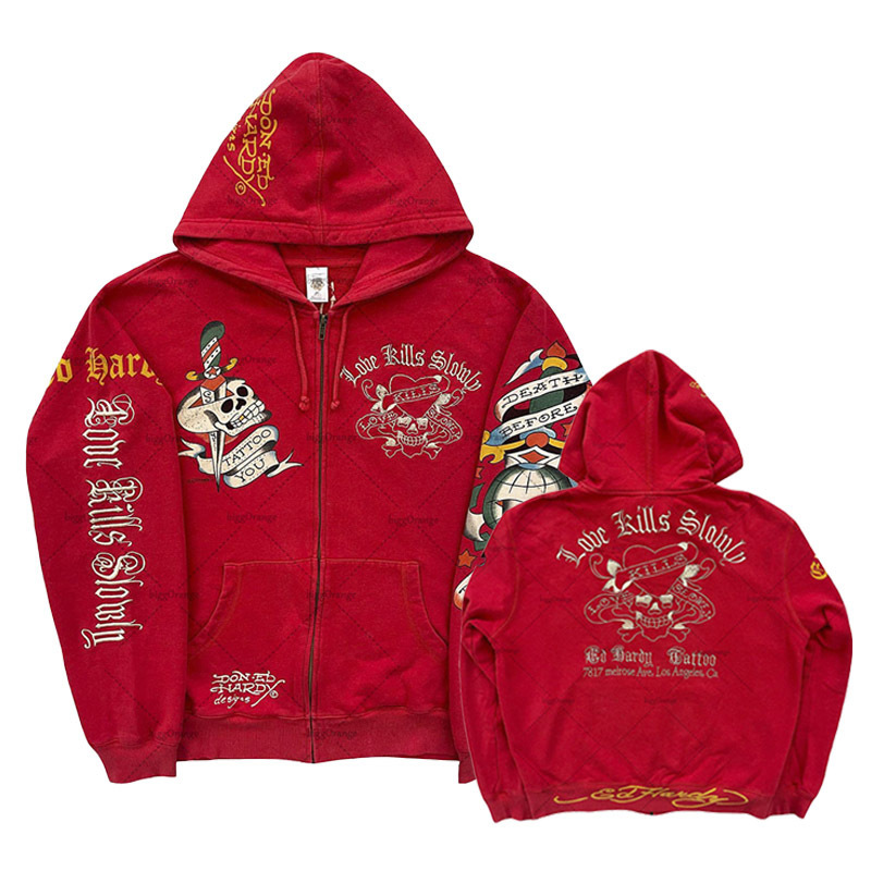 American Gothic Ro Skull Bones - Vintage Zip Hoodie recensie en prijs