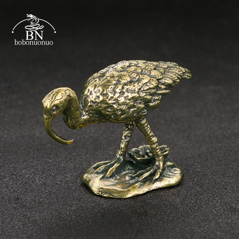 Messing vintage kraanvogelbeel - Vintage Collectible Ornaments recensie en prijs