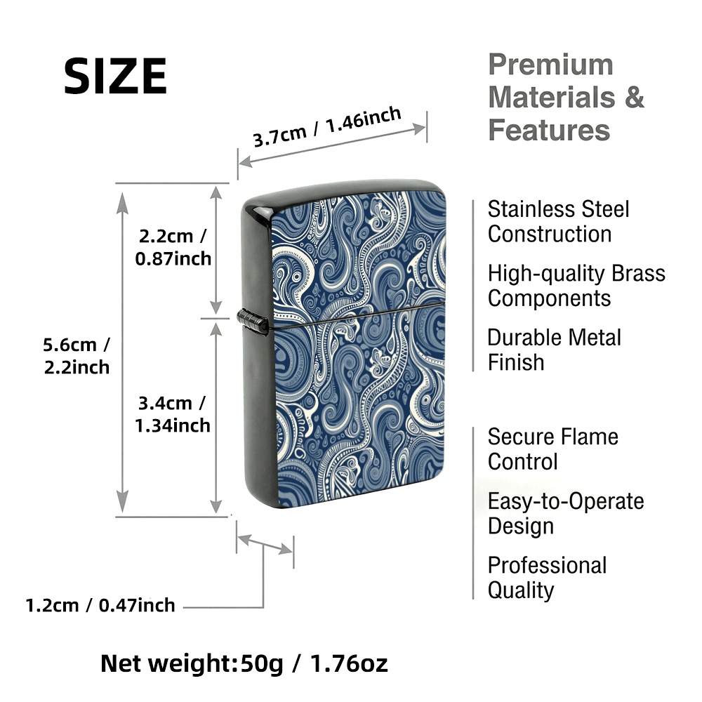 Flip Top Aansteker Blauw Triba - Vintage Collectible Lighters recensie en prijs