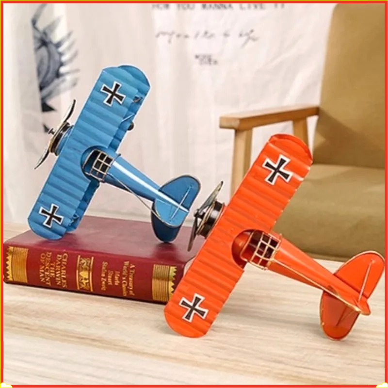 Vintage Retro Metalen Vliegtui - Vintage Collectible Furniture recensie en prijs