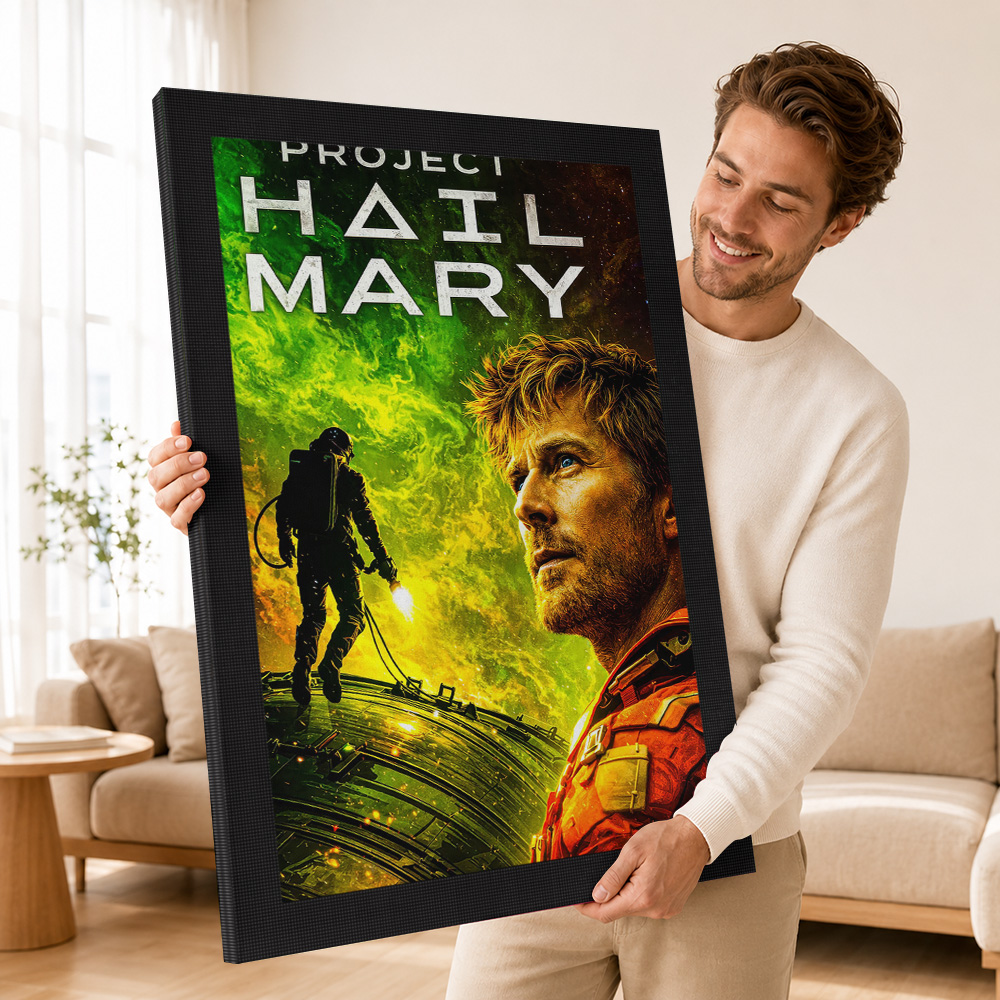 Project Hail Mary Film Canvas  - Collectible Vintage Photos recensie en prijs