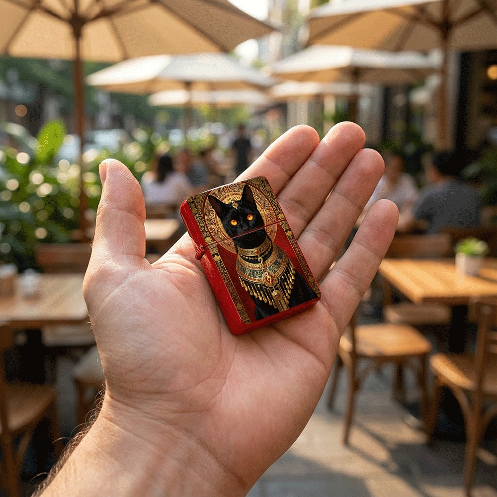 Flip Top Aansteker Egyptische  - Vintage Collectible Lighters recensie en prijs