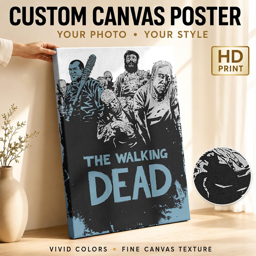 The Walking Dead Canvas Poster - Collectible Vintage Photos recensie en prijs