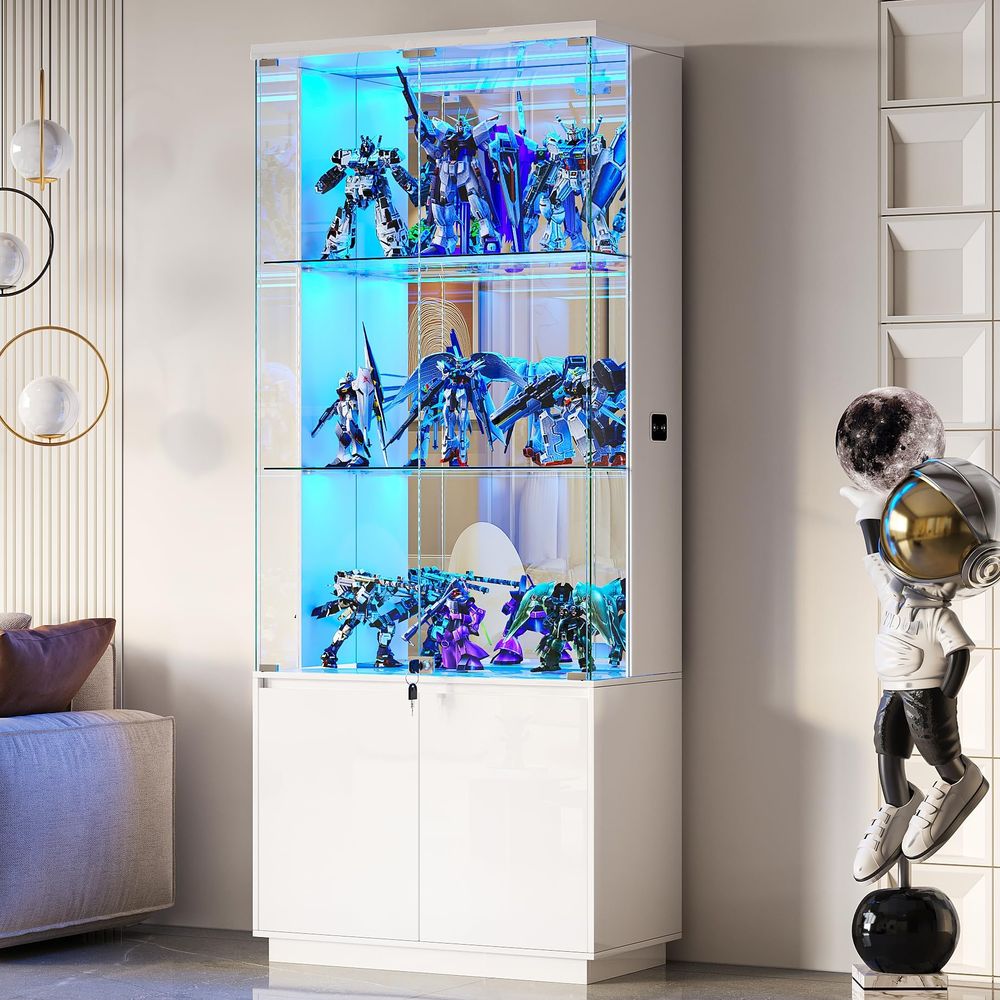 71 cm hoge vitrinekast met gla - Collectible Collection recensie en prijs