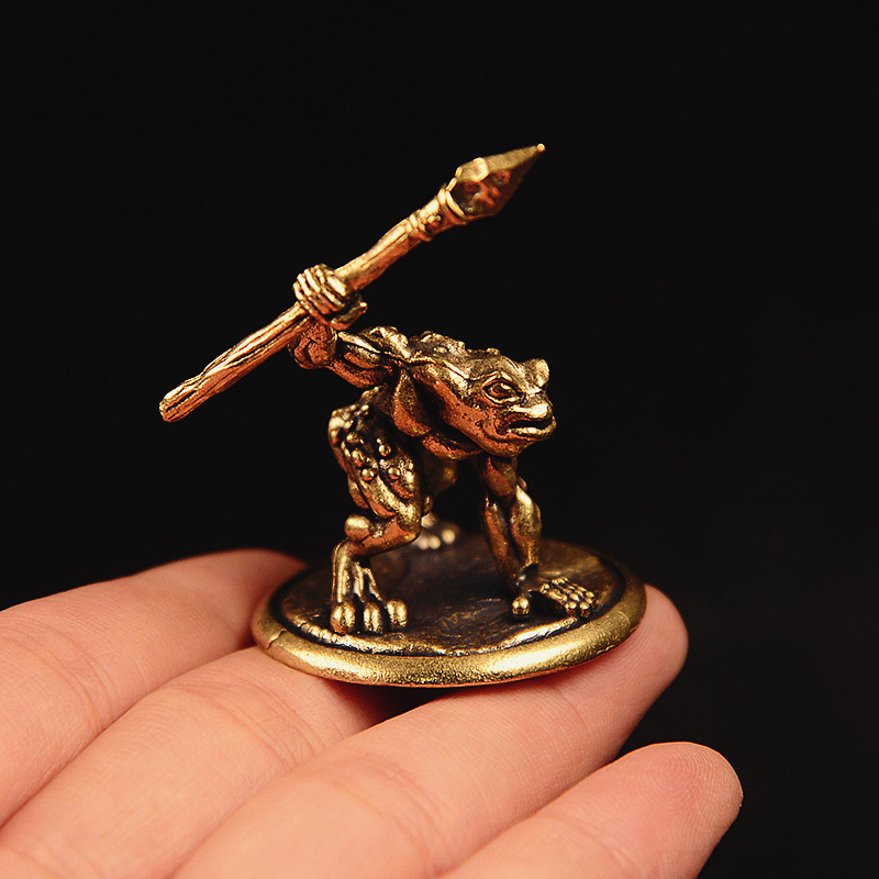 Vintage messing kikker krijger - Vintage Collectible Furniture recensie en prijs